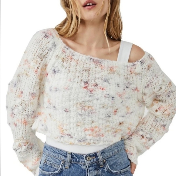 Free People Sunset Cloud cropped sweater - Picture 2 of 7
